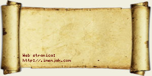 Hana Mišković vizit kartica